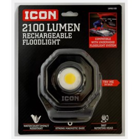 Lumen ICON 2100 Lumen LED Compact Magnetic Rechargeable Floodlight