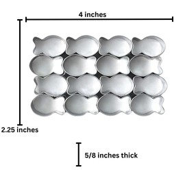 Mini Tiny Goldfish Gold Fish Mini Cracker Cookie Cutter Mold Baked Fish Shaped Maker for Kids Gluten Free DIY