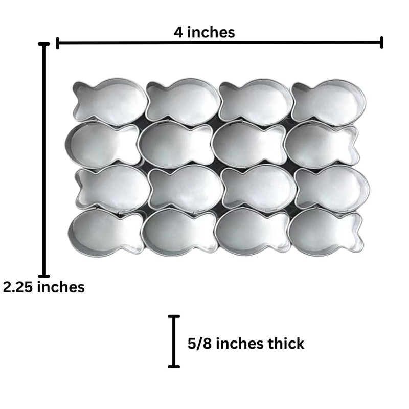 Mini Tiny Goldfish Gold Fish Mini Cracker Cookie Cutter Mold