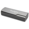 Simplylite NEW Simplylite Gray Eyeglasses Glasses Case Blue w/ Microfiber