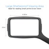 MagniPros Jumbo Size Magnifying Glass Wide Horizontal Lens(3X Magnification)- Shockproof