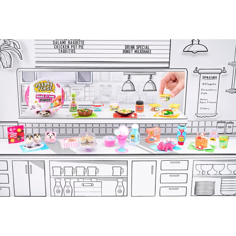 MGA's Miniverse Make It Mini Diner Series 4 - Oggetti