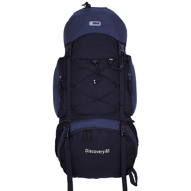 Discovery 80 Internal Frame Camping Hiking Backpack (Navy)