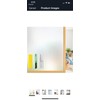 privacy frosted glass vinyl window film 29.5 X 78.7 Inches