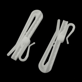 yyangz 50PCS Plastic Curtain Adjustable Hooks 70mm Extendable Hooks Adjustable Pleated Curtain Hooks Gear System Pinch Pleat Curtain Hooks for Curtains Door Curtains Shower Curtains Floor Curtains
