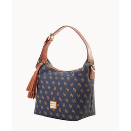 Dooney & Bourke Crossbody Bags for Women, Gretta Paige Women's Handbag with Removable Crossbody Strap - Blue