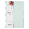 Noritsu NTK1222 NOLTY Notebook Kukuru A5 Index Sheet, Green