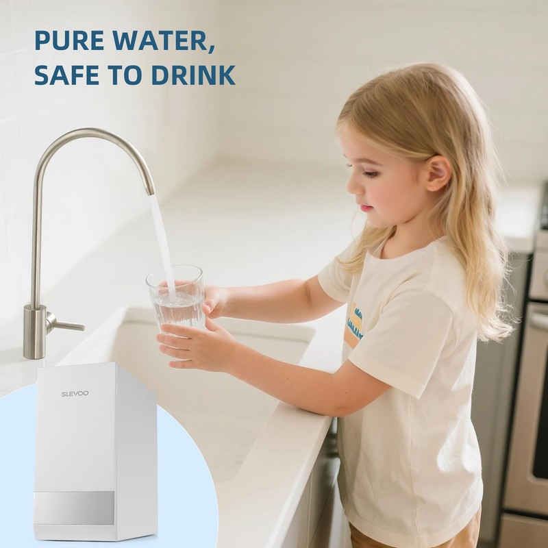 Slevoo SJ-RO75R Reverse Osmosis System 700 GPD Under Sink RO