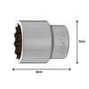 Tone HP6D-41 Socket (12 Corners) 0.7 inch (19.0 mm) (3/4
