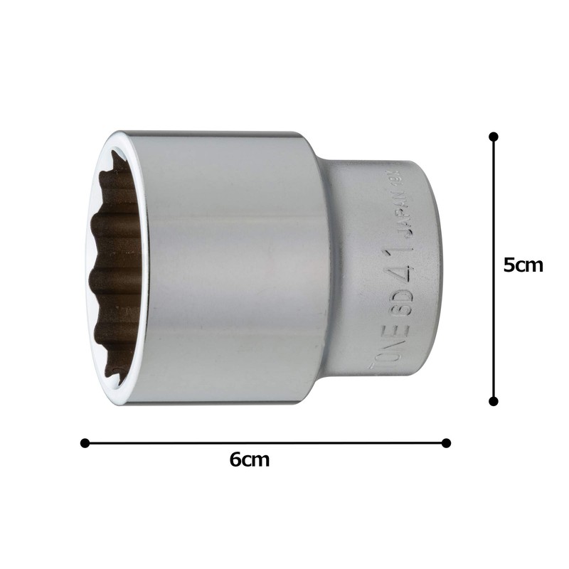 Tone HP6D-41 Socket (12 Corners) 0.7 inch (19.0 mm) (3/4