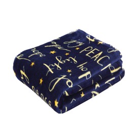 Elegant Comfort - Manta de Forro Polar con diseño navideño, Impreso, Ornaments, 1