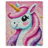 YOOTOM Unicorn Latch Hook Rug for DIY Knotting Kits, Cross