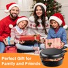 LIFERUN Cast Iron Skillet with Lid - 2-in-1 Multi-Cooker: Deep