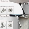 120N Black Cold-Rolled Steel Hydraulic Support Rod, Suitable for Upward-Opening