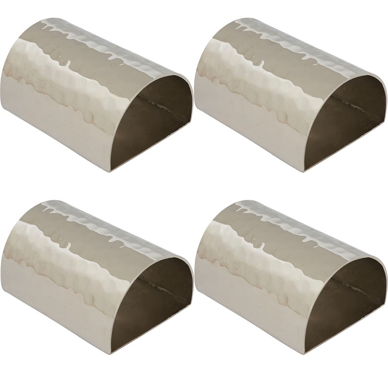 Hammered Napkin Rings (Set of 4)