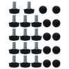 sourcing map Adjustable Levelling Feet M6 x 10 x 16