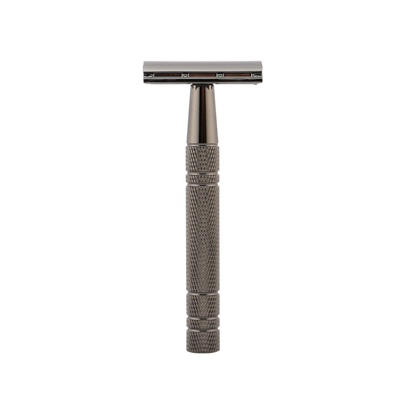 Double Edge Safety Trimmer Manual Stainless Steel Beard Groomer for