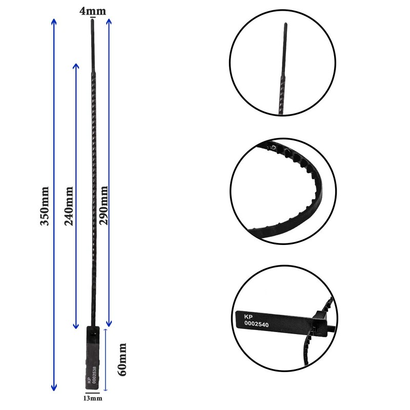 Made in UK Numbered Pull-Through Security Seal - Cost-Effective Tamper-Evident