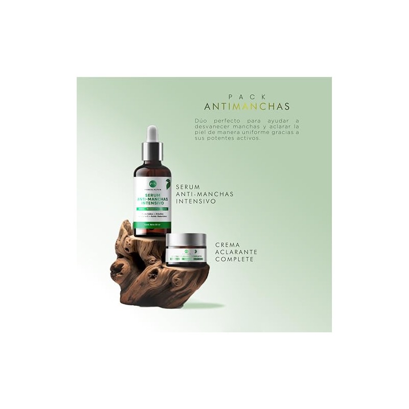 PUREZA NATUR Kit Antimanchas Glow Sérum Ácido Tranexámico + Crema