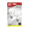 Satco S2744 120V Intermediate Base 40-Watt A15 Light Bulb, Clear