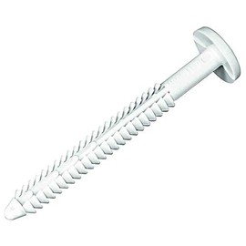 Mid America Vinyl Shutter Lok Fasteners (10 Packs of 12 (120) 001 White)