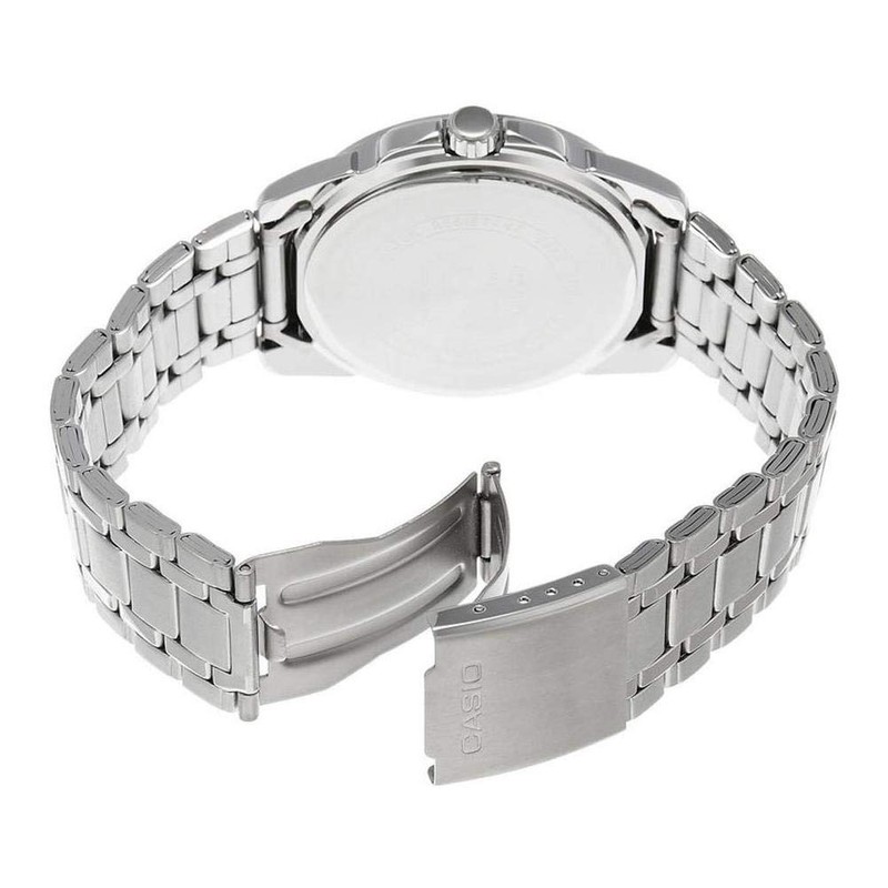 Casio Collection LTP 1141PA 7BEF Women's Watch, Silver/white, Bracelet