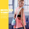 Sakiida 1L Water Bottle with Straw Sports Drinks Bottle with
