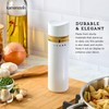 Kamenstein 8 inche Salt and Pepper Manual Grinder White
