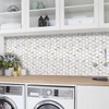 STICKGOO Peel and Stick Backsplash for Kitchen, Self-Adhesive Tile Hexagon