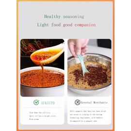 Small Chili Oil,14.8 Ounces/420g Sichuan Chili Crisp Spicy,Umami Crunchy Chili Oil Condiment - All Natural Vegan/Good on Everything (Slightly Spicy)