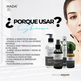 HADA Skincare - Kit 3 en 1 para Rutina Facial Completa | Limpiador + Tónico + Suero Hidratante | Para Piel Grasa/Mixta | Filip Natural