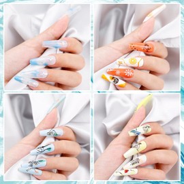 Biutee Stamping Gel Nail Art 12 Colours UV Set Stamping Gel Paint - 8 ml