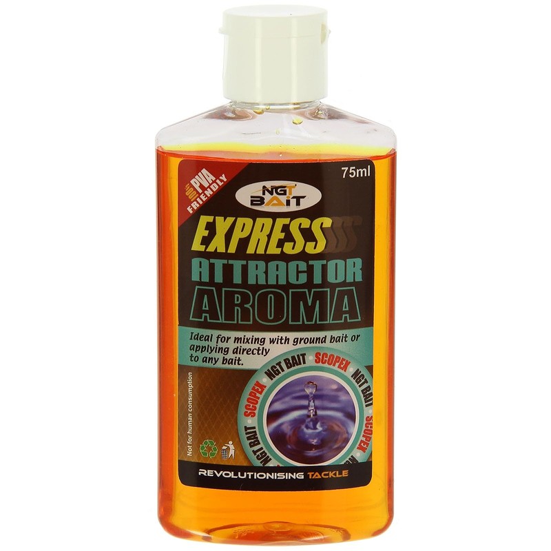 NGT Express Attractor Liquid Aroma Fishing Bait Set, 5 x