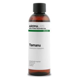 ORGANIC - TAMANU Oil - 100mL - 100% Pure, Natural, Cold Pressed and Cosmos Certified - AROMA LABS (French Brand)