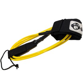 84.4 inches (213 cm) Leash Cord for Surfboard Longboard Shortboard Foot x 7mm Typhoon Leash Ankle saruSURF (Yellow)