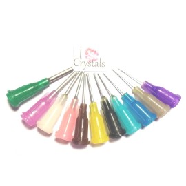 Luer Lok 14 16 17 18 19 20 22 23 25 27 30 gauge Luer Blunt Needle Tips sample pkg Glue