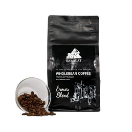 Ozerlat Real Turkish Coffee - Ermou Blend Espresso Wholebean 500gr Arabica Robusta Beans Premium Artisan