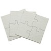 INOVART Lil' Ones 4-Piece Blank Puzzle, 50 Puzzles Per Package,