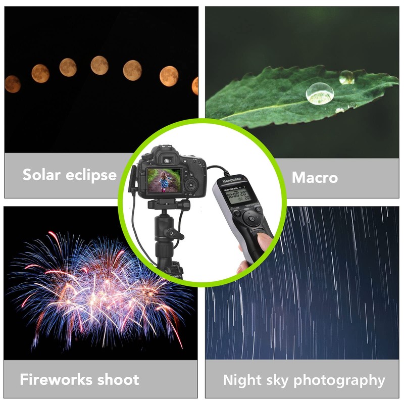 HANPUSEN Camera Timer Remote Shutter Release Intervalometer for Sony ILCE-1,