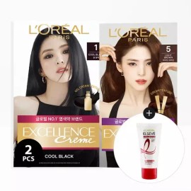 L'Oréal Paris 테온셀 로레알파리 [SSG 단독기획세트] 엑셀랑스 크림/듀오크림 2개 [증정]엑셀랑스 헤어키트 [엑셀랑스 듀오크림 5.14 애쉬브라운 2개] Theoncell L'Oreal Paris [SSG Exclusive Project Set] Excellence Cream/Duo Cream 2pcs [Gift] Excellence Hair Kit [Excellence Duo Cream 5.14 Ash Brown 2pcs]