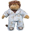 Blue Monkey Pajamas w/Slippers Teddy Bear Clothes Fits Most 8"-10"