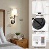 Battery Operated Wall Sconce: Set of 2 Wireless Wall Light