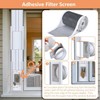 95"Sliding Door AC Vent Kit with Φ 5.1"Extendable Hose Screen