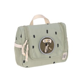 LÄSSIG Children's Toiletry Bag Wash Bag Wash Bag for Hanging 20 cm Mini Wash Bag, olive, Wash bag for children