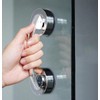 YIDELAI Suction Cup Door Handle for Glass, Refrigerator, Drawer, Bathroom,