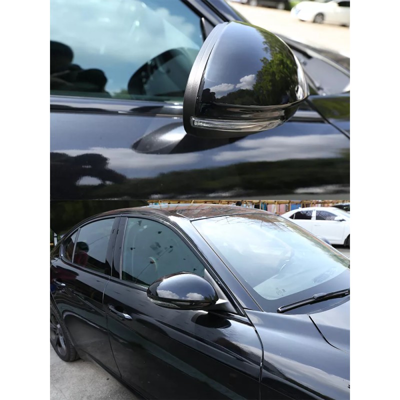 e-power-auto-Trim For Alfa Romeo Giulia 2017-2022 Side Rearview Mirror Caps