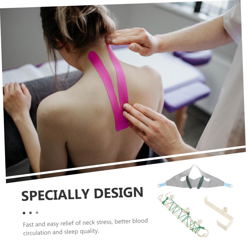 Healeved Door-mounted Cervical Belt Spinal Decompression Device Cervical Stretcher Support