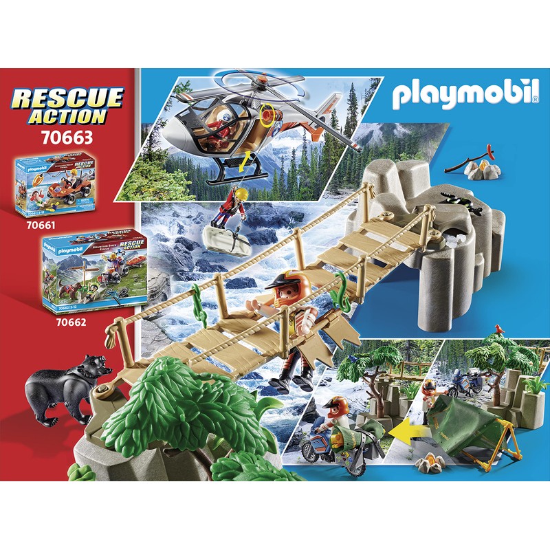 Playmobil Canyon Copter Rescue