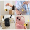 GOSHIES Key Ring Bee Cute Bee Pendant Crochet Bee Bumble
