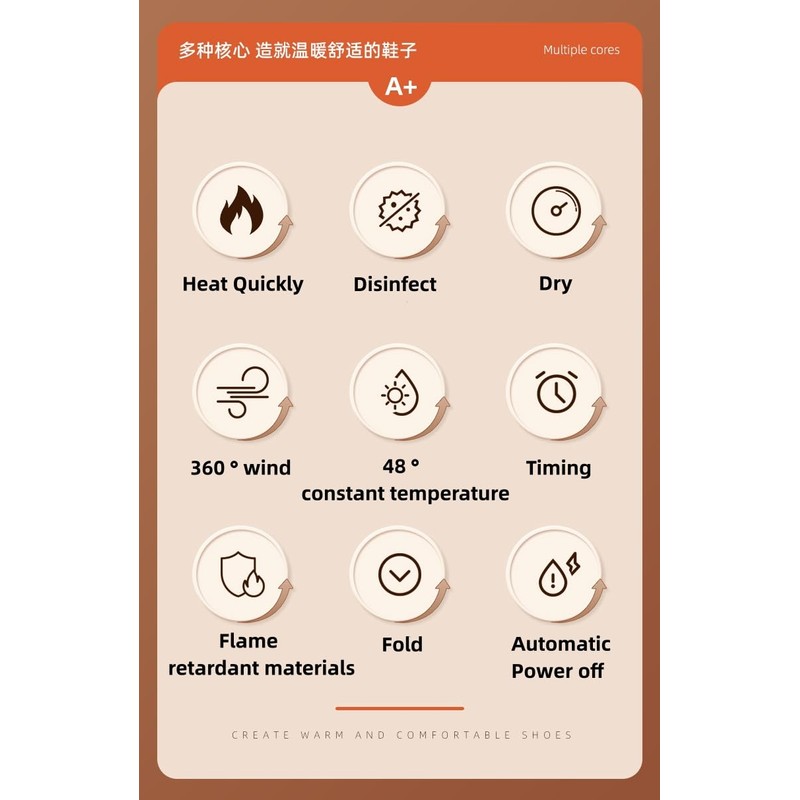 Shoe Dryer -48 ° C Constant Temperature, Flame Retardant, Suitable